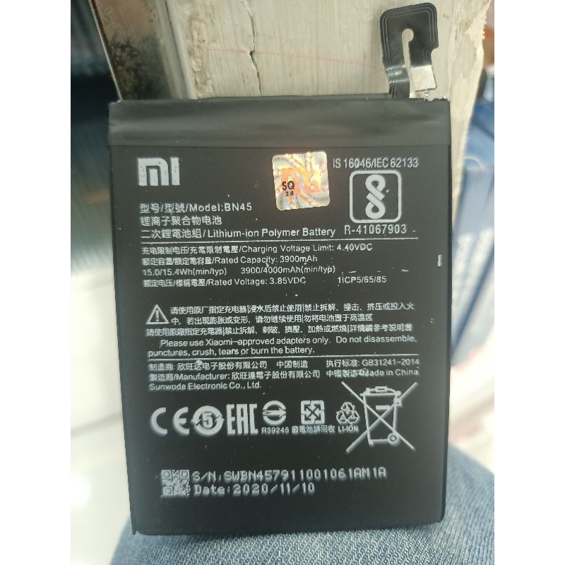 BATERAI batre batrai Xiaomi redmi note 5/Note 5 pro/Xiaomi BN45