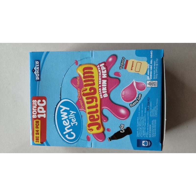 

Donald Jelly Gum biru isi 24 pcs