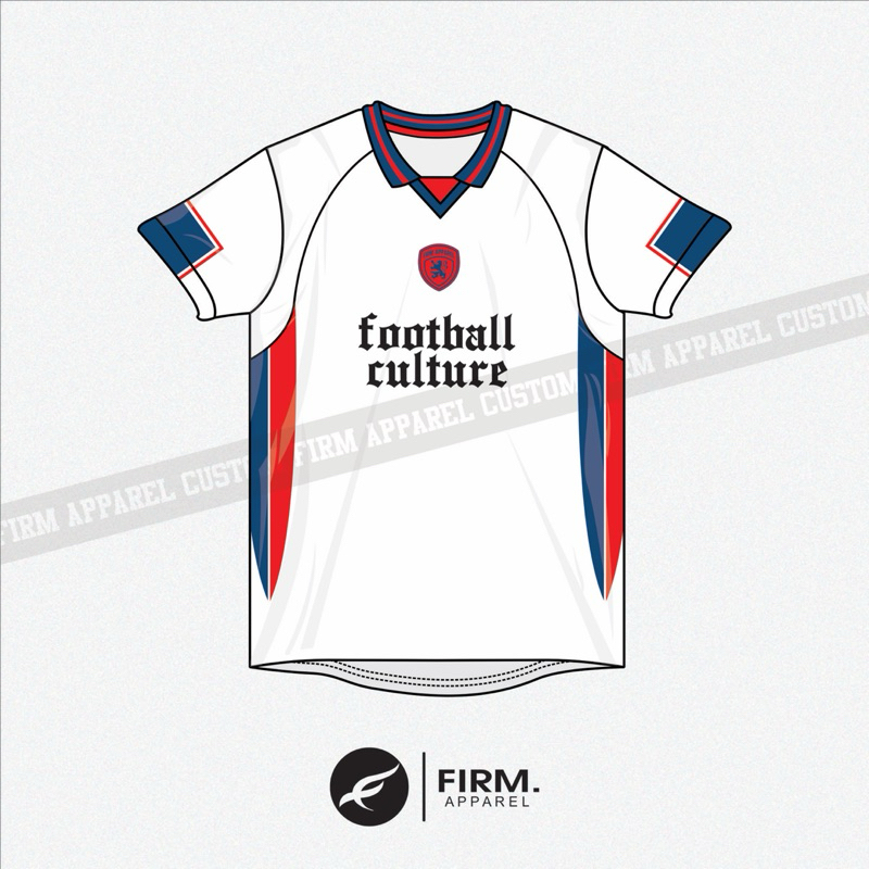Jersey retro classic custom Firm apparel Motif England Retro | Jersey sepakbola retro England Custom