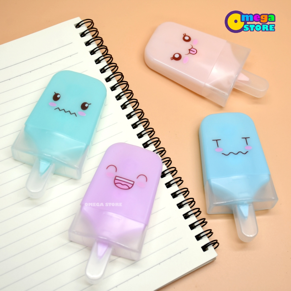 

[O&S] Correction Tape Ice Cream Tip-Ex Karakter Ice Cream CS-4835 -OS4015