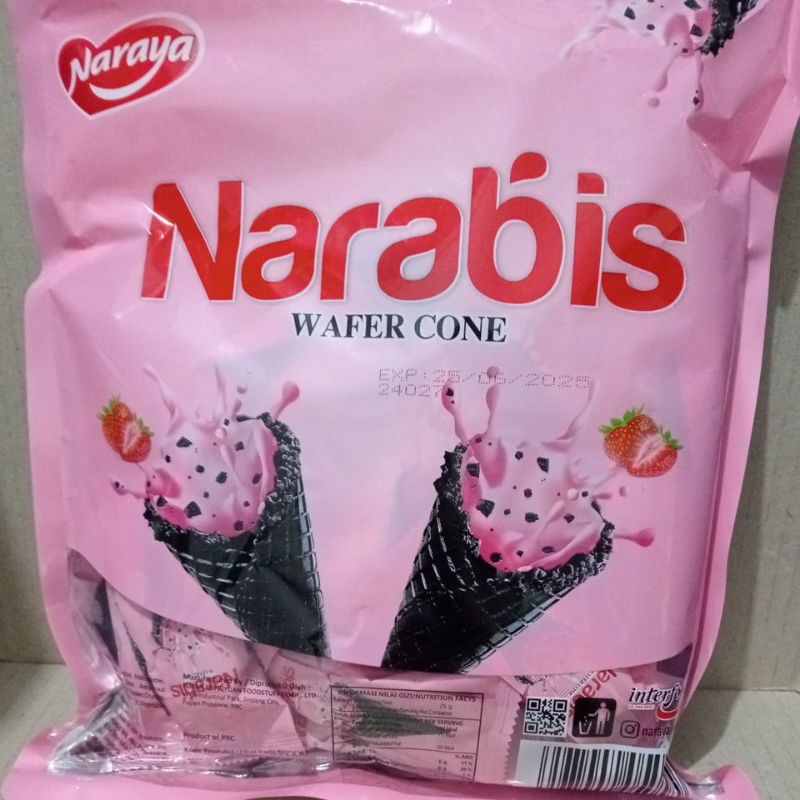 

Naraya Narabis Wafer Cone Strawberry Flavor 220g
