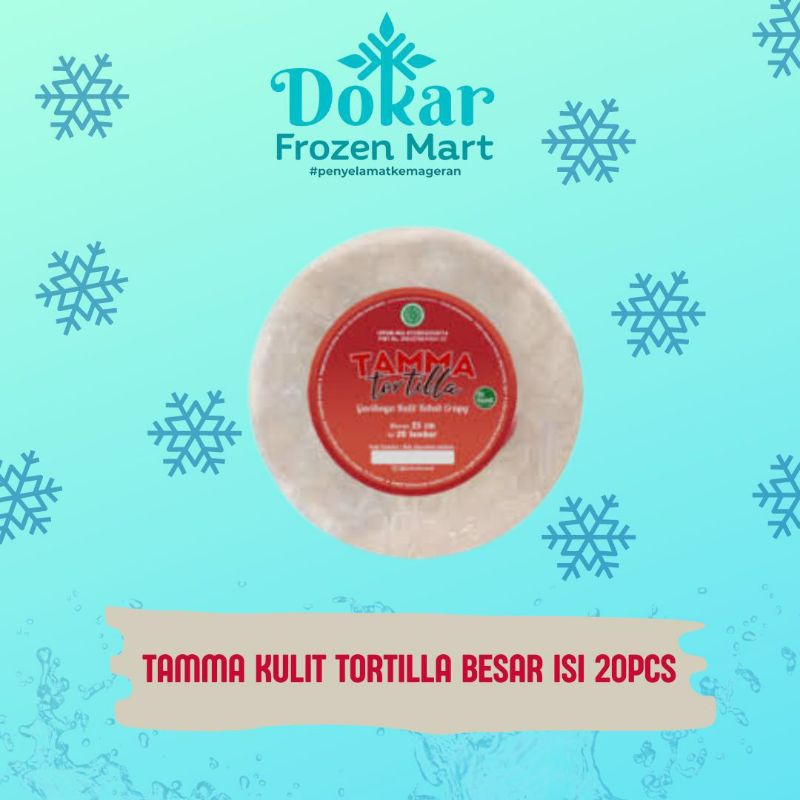 

Tamma Kulit Tortilla Besar/Sedang/Mini/Mini Catering Isi 20pcs