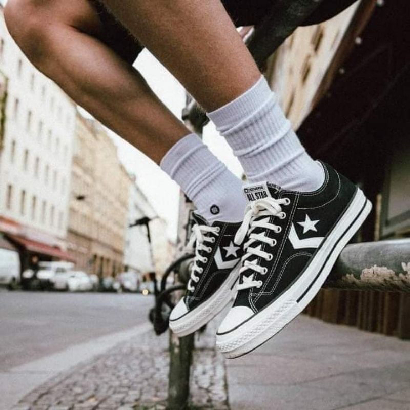 Converse Star Player 76 Black White