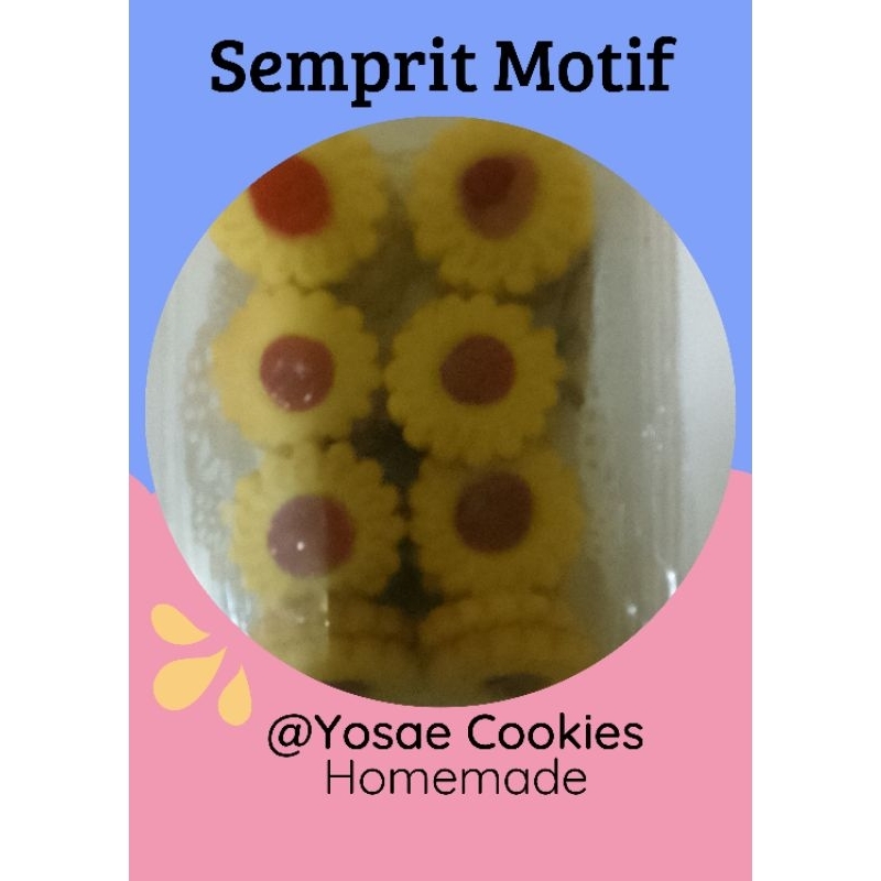 

Kue Kering Semprit Motif Premium Enak Murah 250 gr