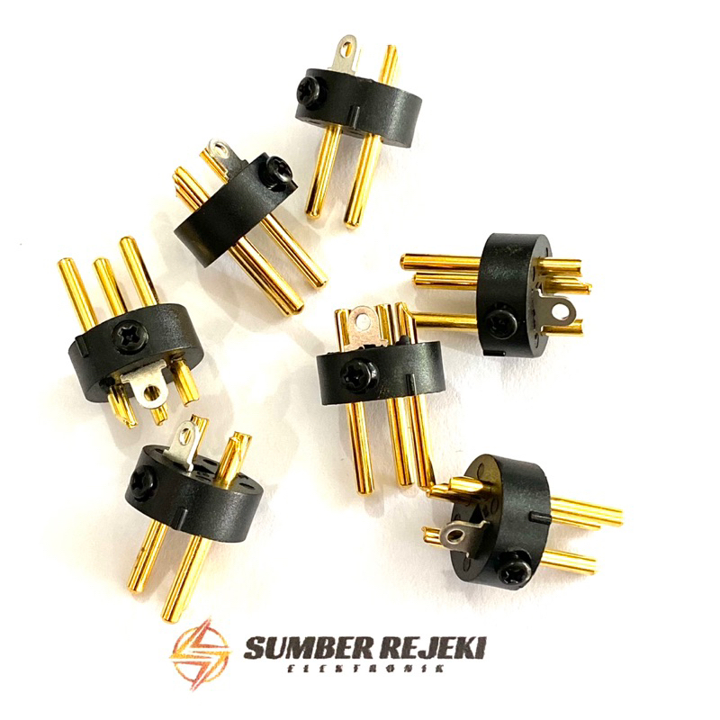 Pin Jack Cannon 3pin Tembaga Jack Tanam Mic
