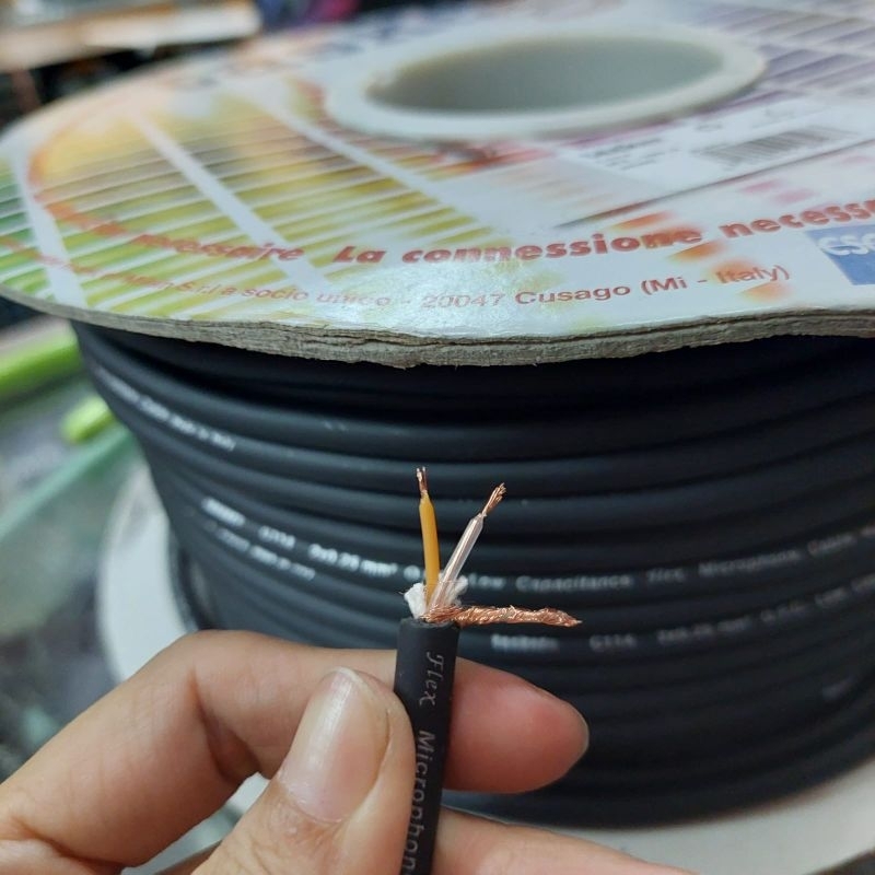 kabel mic tasker meteran