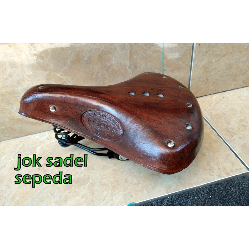 SADEL SEPEDA ONTHEL DAMES JOK ONTHEL MODEL DAMES BETINA AKSESORIS SEPEDA ONTHEL KULIT ASLI