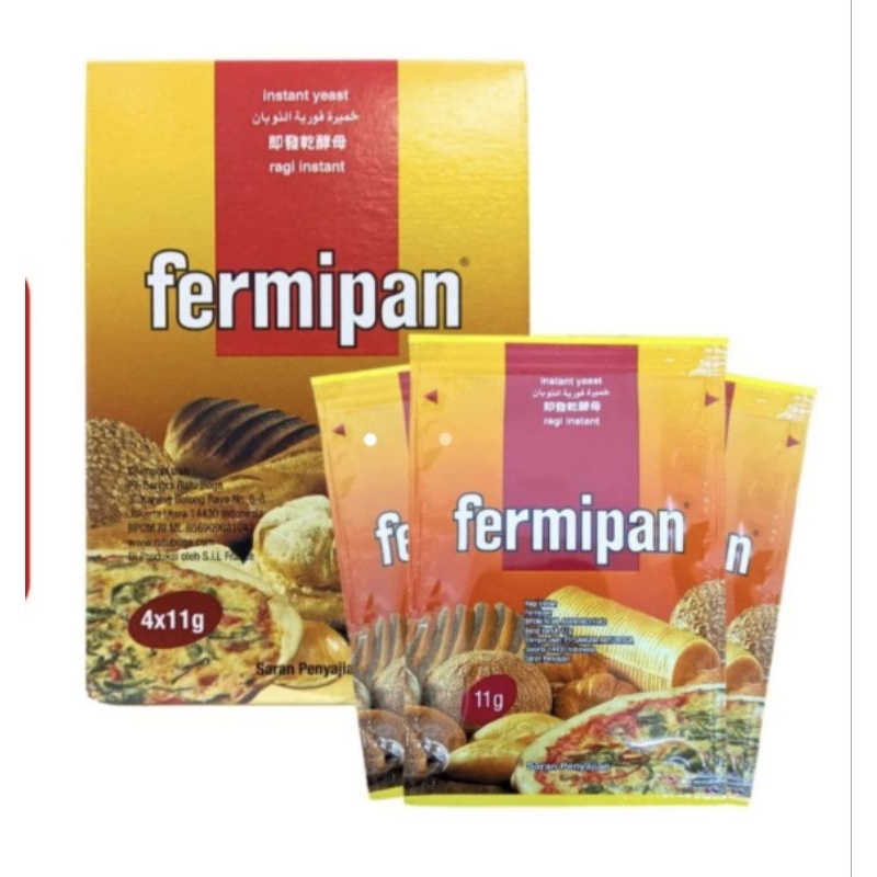 

Fermipan Raggi instan 1 dus isi 4 sachet