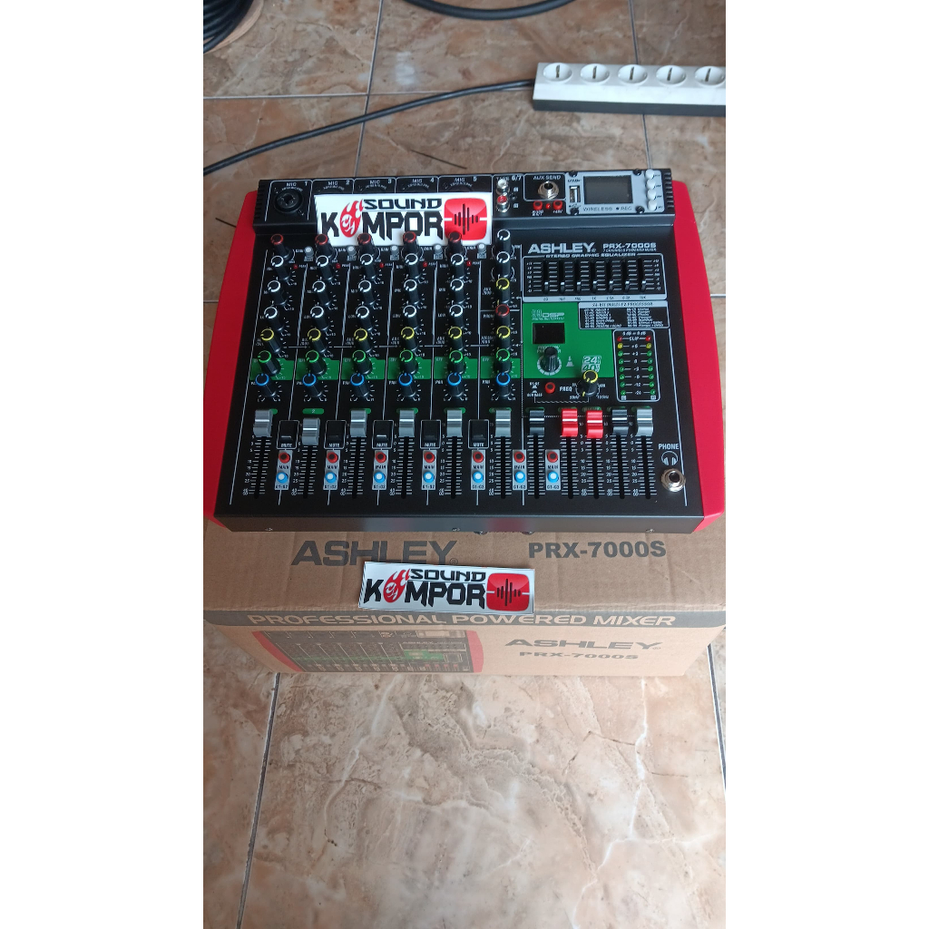 POWER MIXER ASHLEY PRX 7000S / PRX7000S 7 CH ADA OUT SUB PRX-7000S