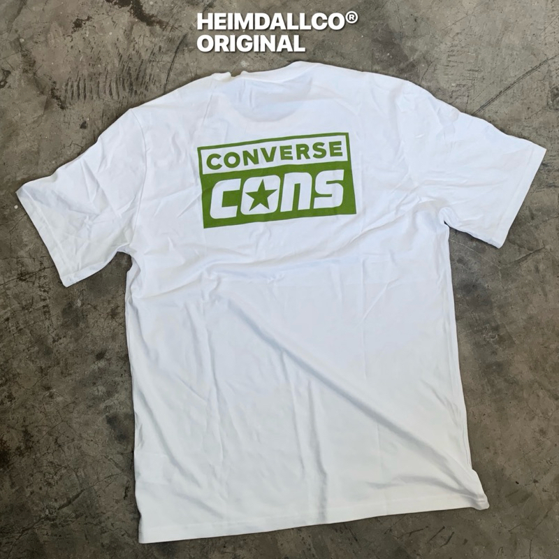 CONVERSE CONS GRAPHIC T-SHIRT WHITE GREEN ORIGINAL