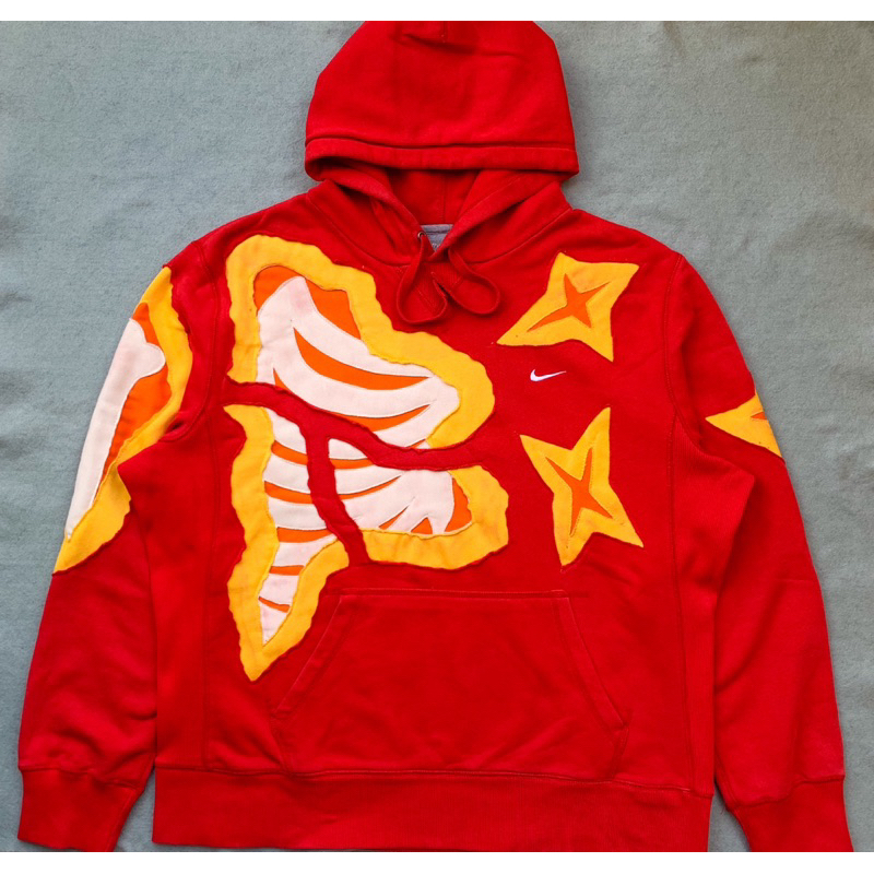 rework hoodie nike bone claw design