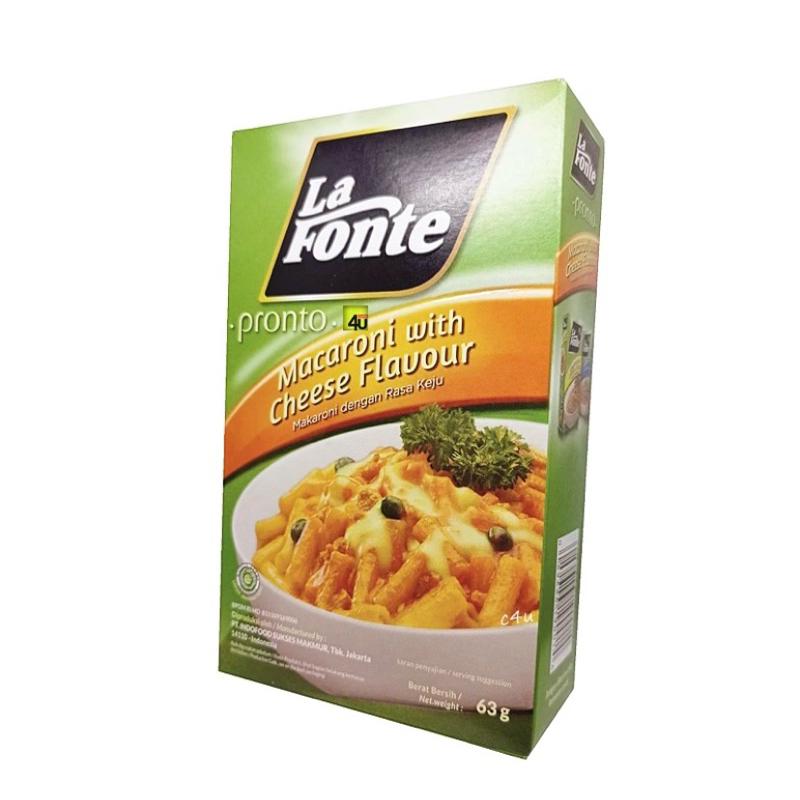 

La Fonte PRONTO - Pasta Instan - KOTAK