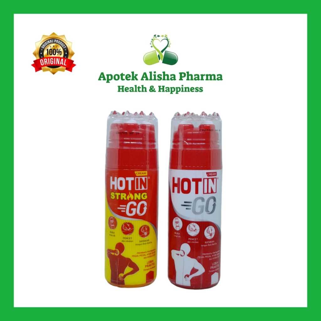 Hot In Cream Go 100gr - Hotin Krem Go Strong Krim Pijat / Roll On / Hot In Go