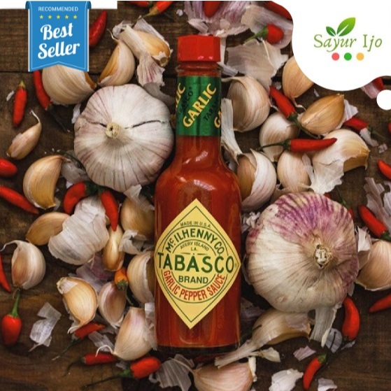 

TABASCO Garlic Pepper Sauce 60 ML / Botol Saus Dressing Cabe Bawang Lada Pedas Asli ORIGINAL