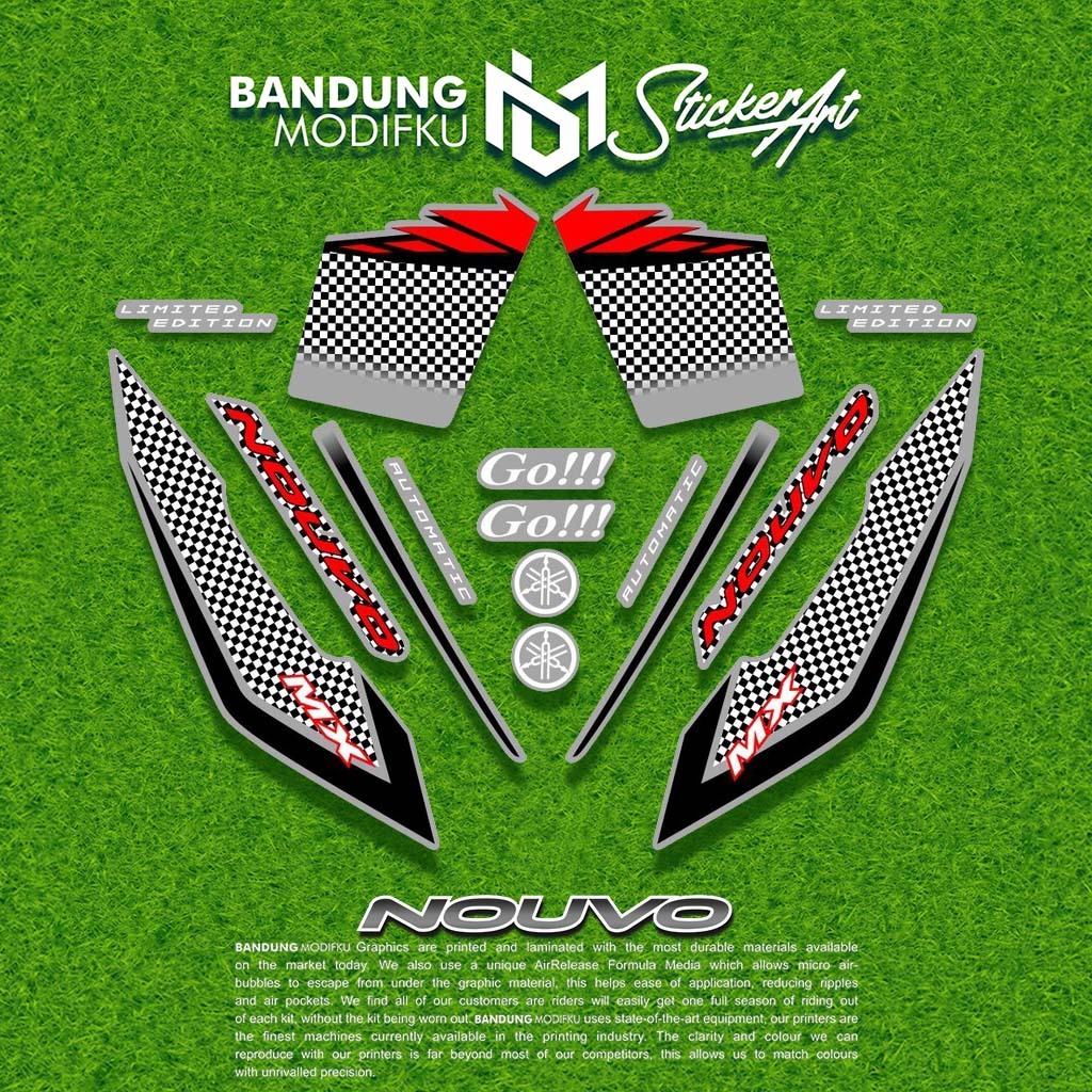 STRIPING NUOVO 115 MOTIF 7 NOUVO GO / STICKER NOUVO Z / STIKER / SETIKER / STIPING / LIST / POLET / 