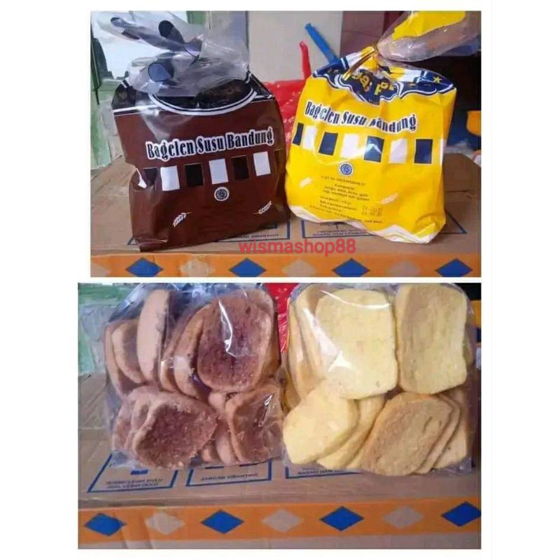 ROTI KERING YAS ROTI BAGELEN SUSU BANDUNG BERAT 170 GRAM / MAKANAN RINGAN / CEMILAN