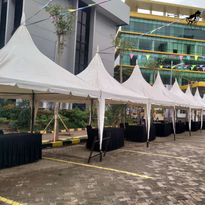 Sewa Tenda Kerucut 3x3 Paket Terbaik Event Bazar Festival Warna Putih