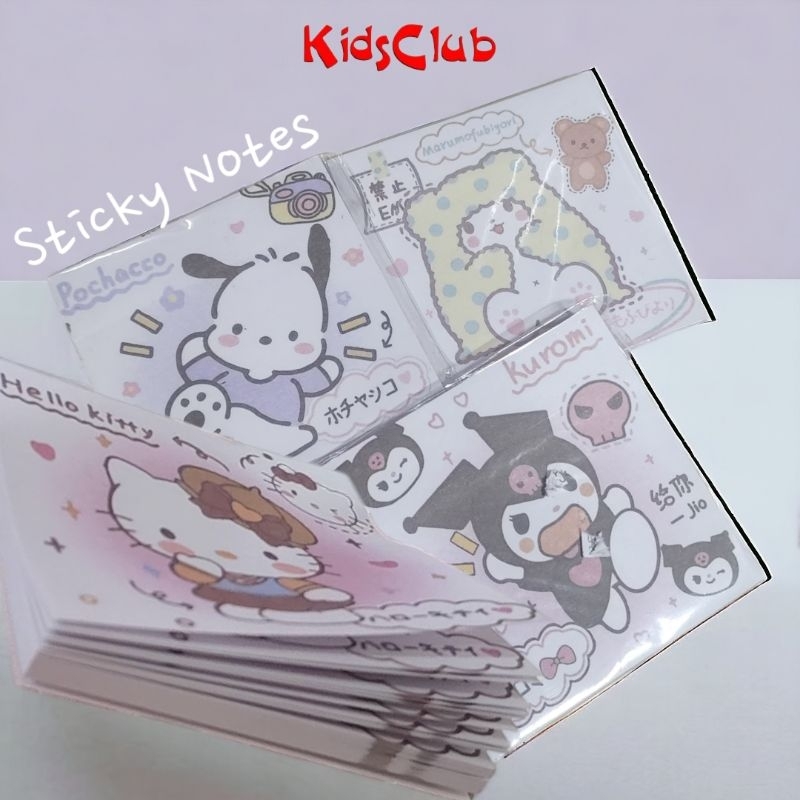 

Sticky Notes Sanrio Kuromi Melody Cinamoroll