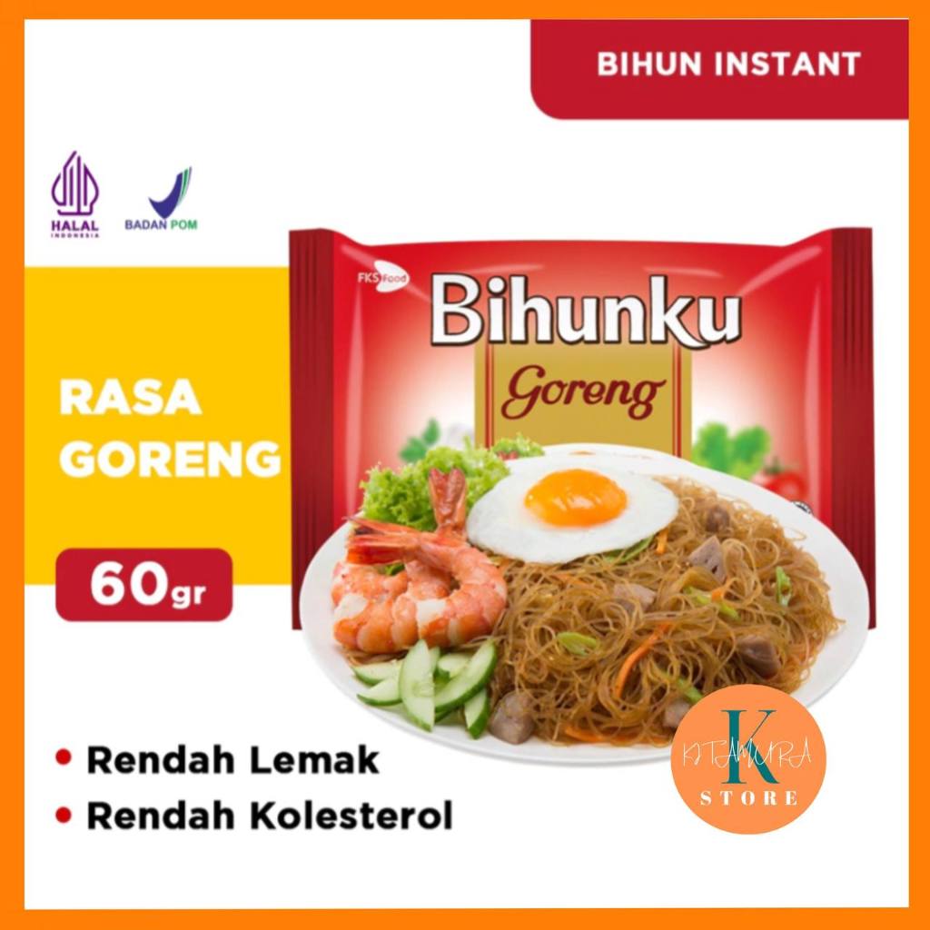 

Bihunku Bihun Instan Rasa Goreng 60gram