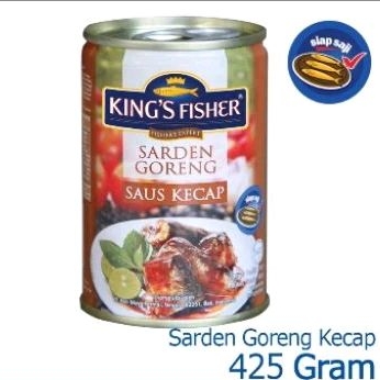 

sarden king fisher saus kecap 155 425 gram