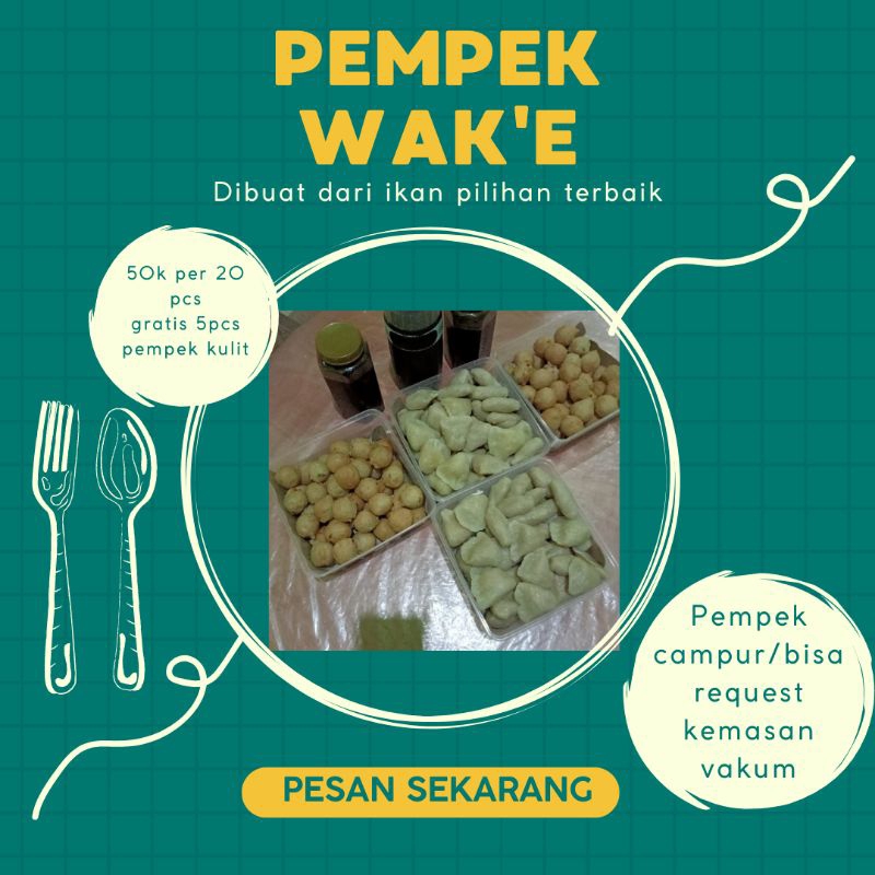 

PEMPEK PALEMBANG (Vakum dan freezer)
