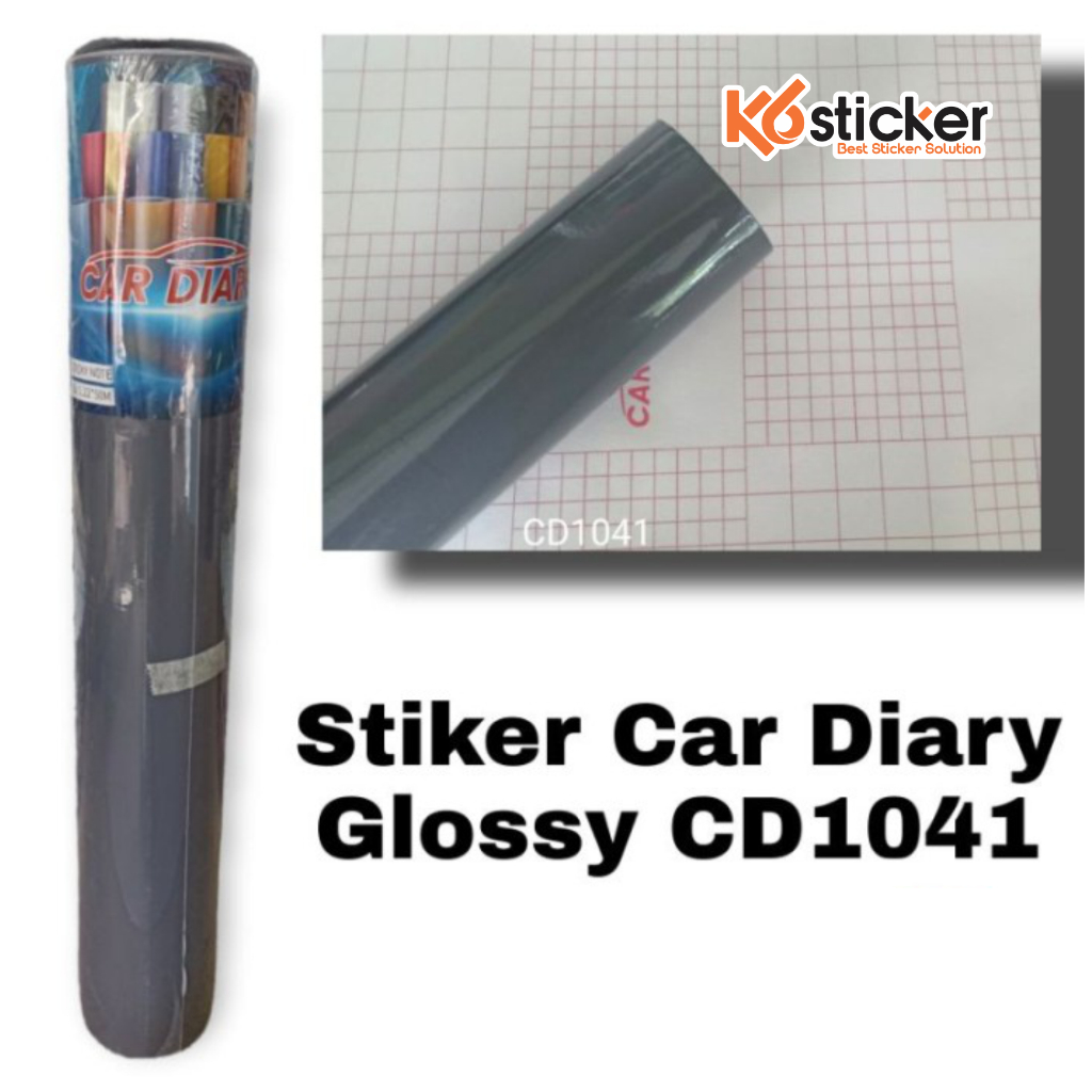

Sticker Stiker Motor Car Diary CD1041 Abu--abu