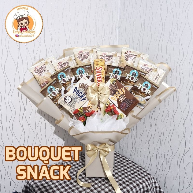 

bouquet snack buket makanan hadiah ulang tahun