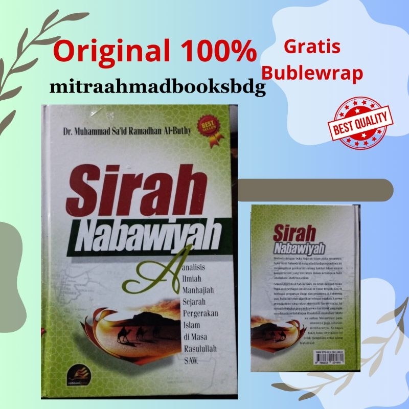 Buku Sirah Nabawiyah - Muhammad Said Ramadhan Al Buthy /RBN ORIGINAL