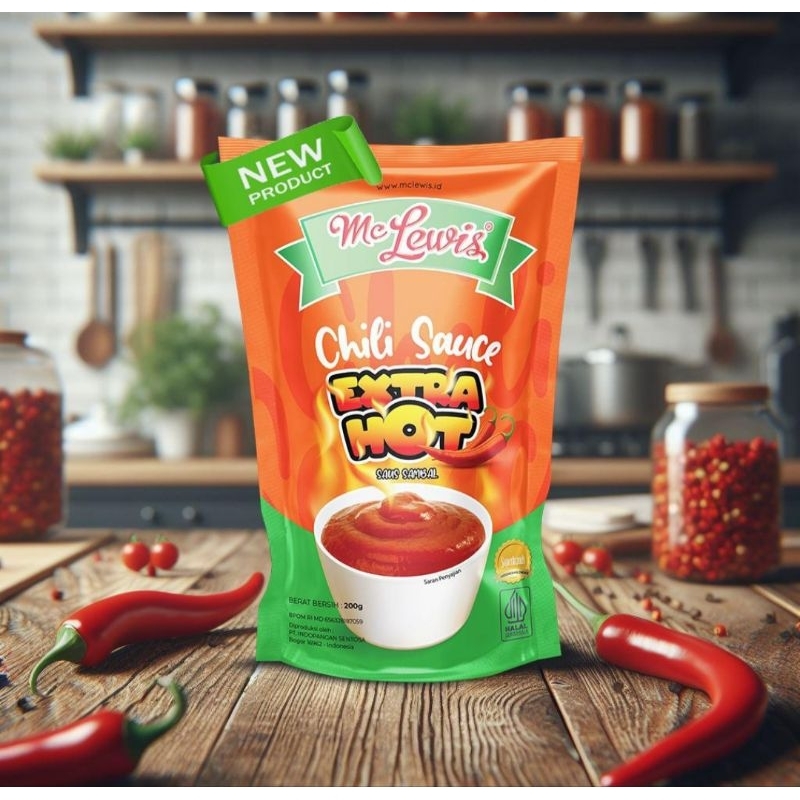 

Mc Lewis Saos Tomat /Saos Sambal 250gr
