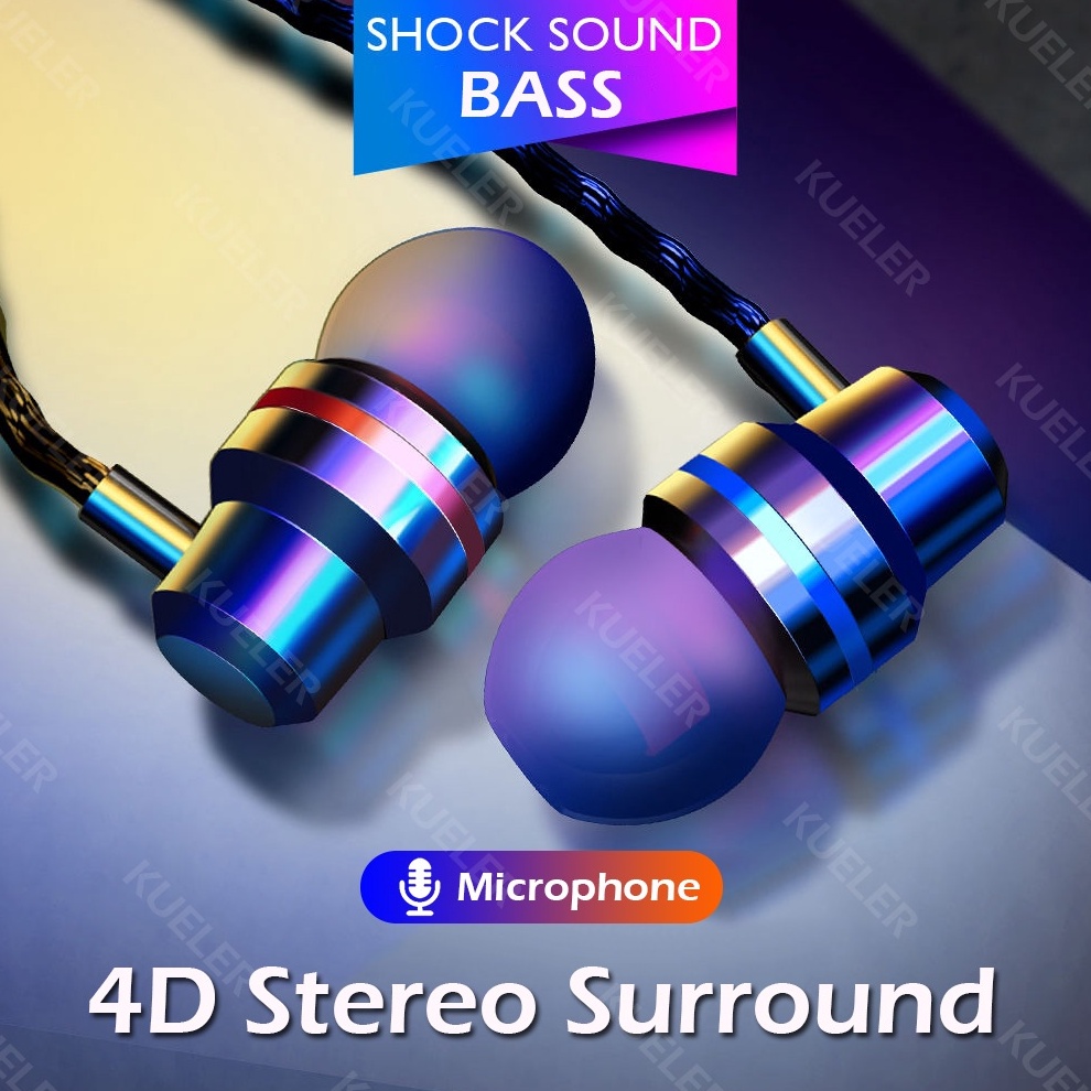 Bulan Ini Headset Gaming Bass HiFi Stereo henset Universal Phone hedset gaming murah Wired Earphone 
