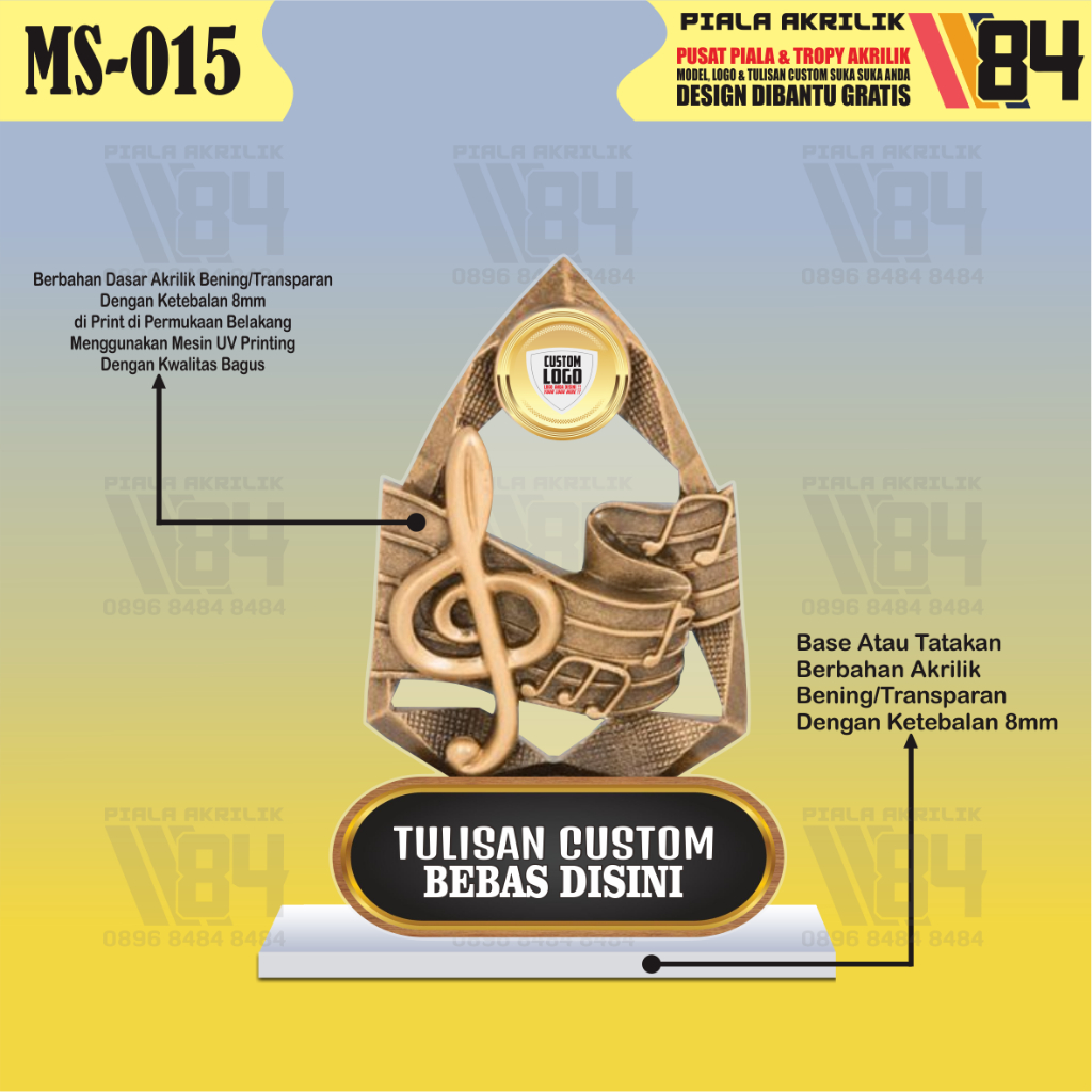Plakat Music, Piala Music, Tropy Music, Tropi Musik, Plakat Musical, Piala Musical, Tropy Musical, P