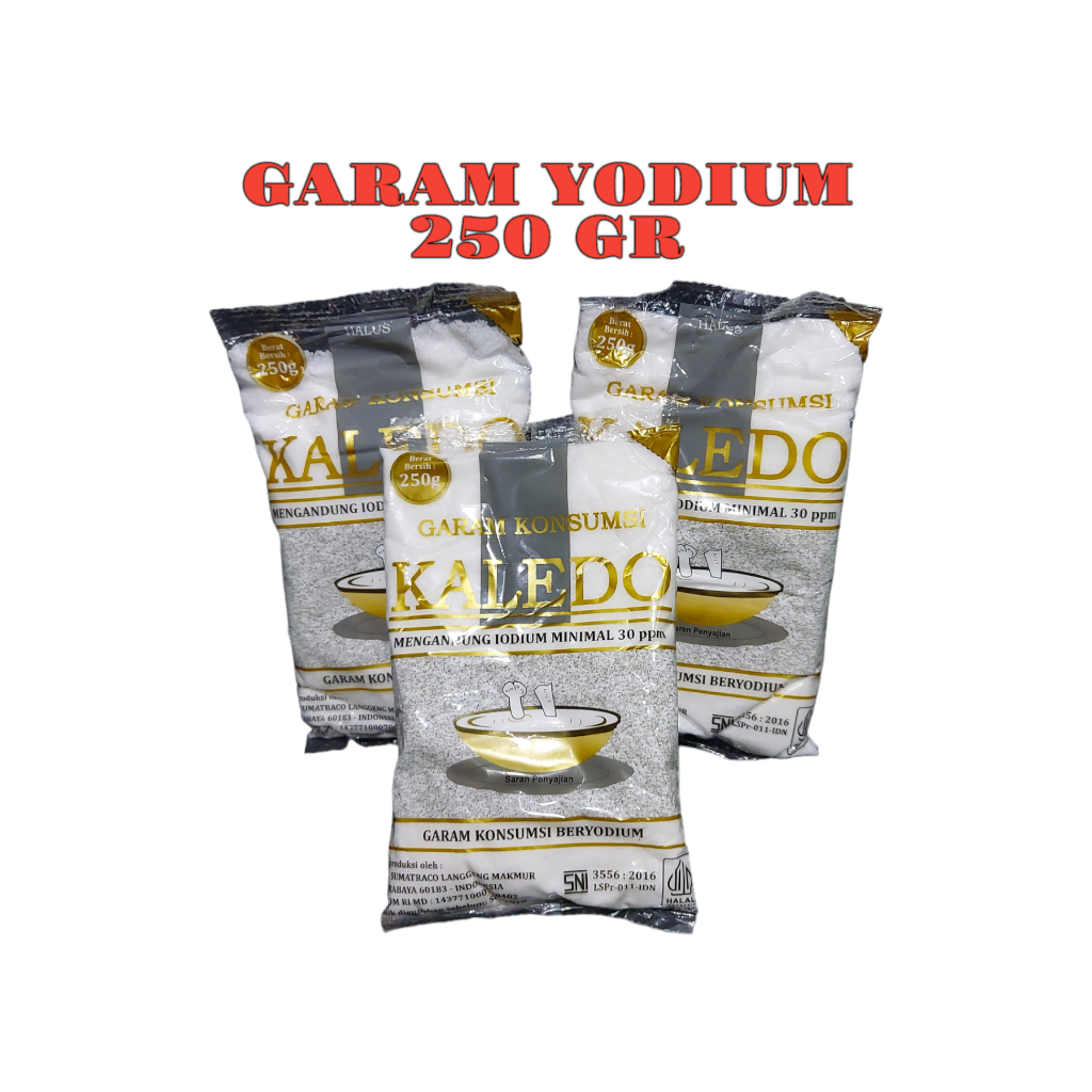 

Garam Konsumsi Beryodium Kaledo Garam Masak 250gr