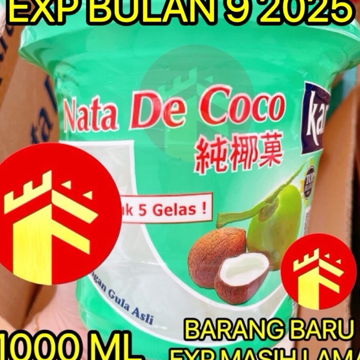 

PROMO SALE KARA NATA DE COCO 1 KG EMBER JELLY SARI KELAPA TOPPING MINUMAN