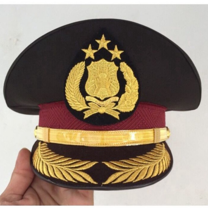 DISKON Topi Pet Pdh Polri Pamen