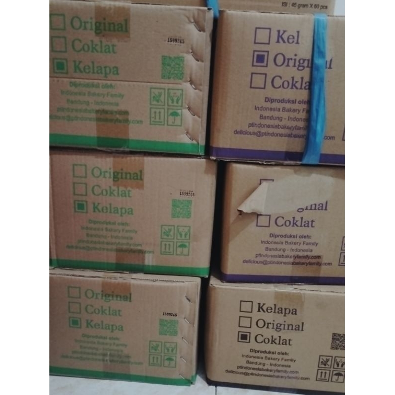 

Momotaro Cookies Varian Rasa Original, Coklat dan Kelapa paket 1 Dus isi 60bks