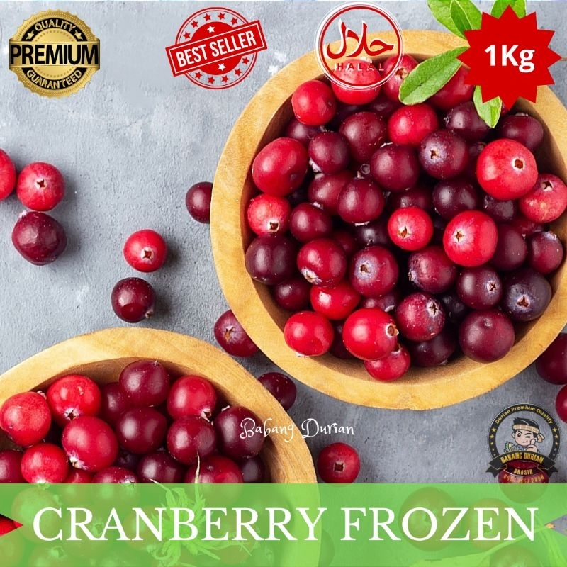 

CRANBERRY FROZEN 1kG & 500GR KAYA AKAN ANTIOKSIDAN DAN BANYAK MEMILIKI MANFAAT KESEHATAN