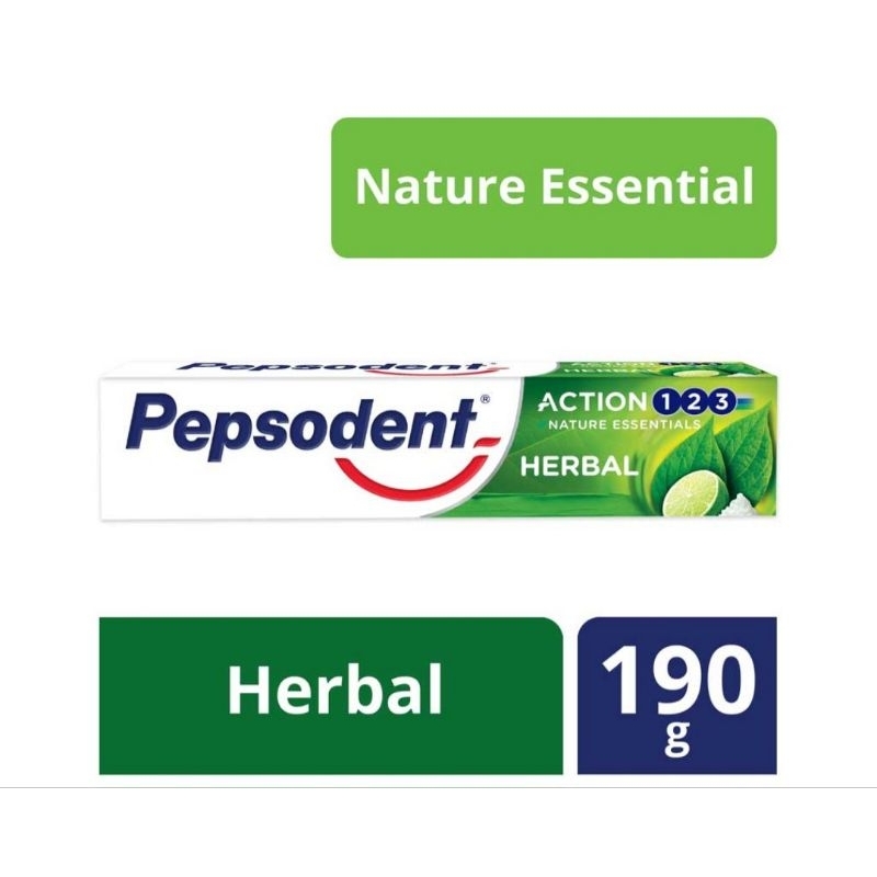 Pepsodent Herbal Action 123 190g