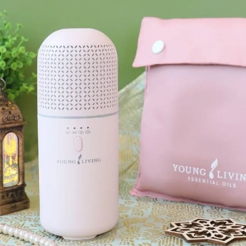 Kawung Diffuser Young Living Pink and reversible bag