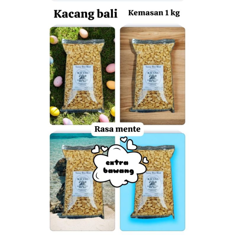 

KACANG BALI / KACANG RASA MENTE/ KACANG BAWANG PREMIUM ORIGINAL 1kg