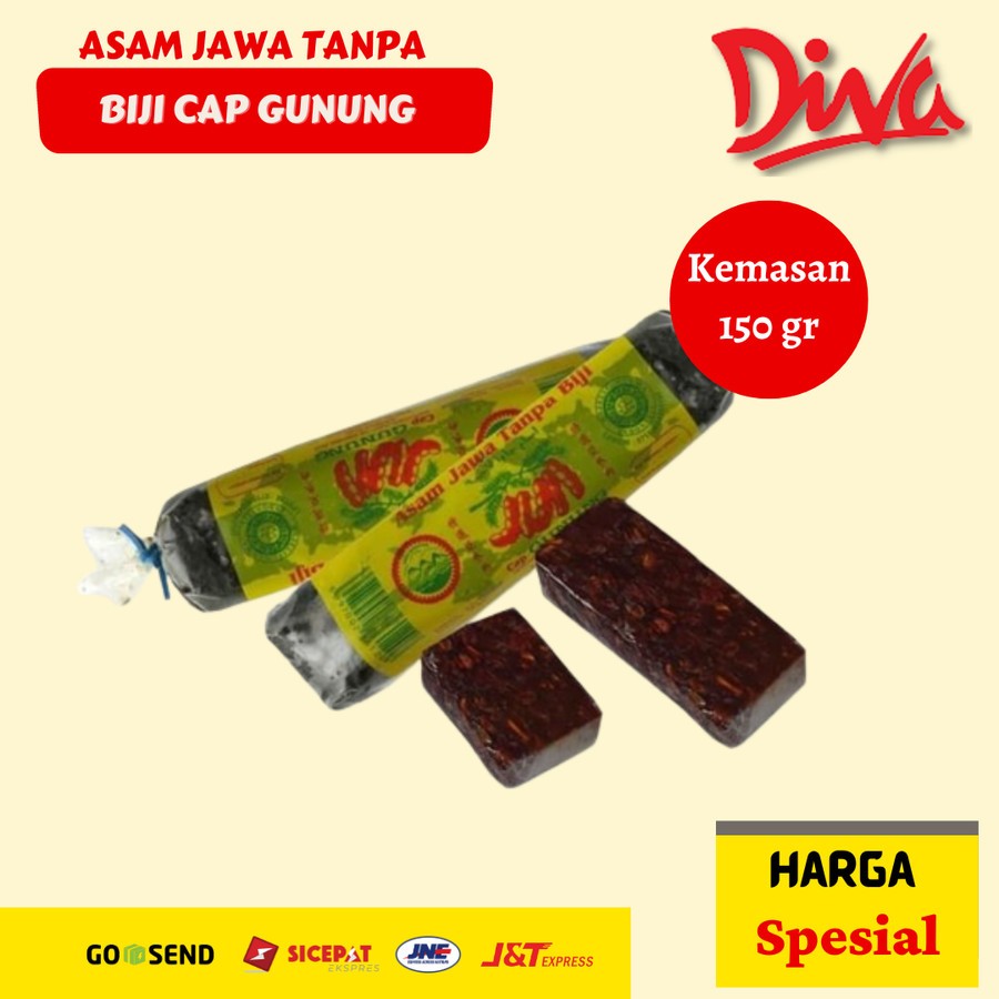 

Asam jawa tanpa biji cap gunung 150 gr