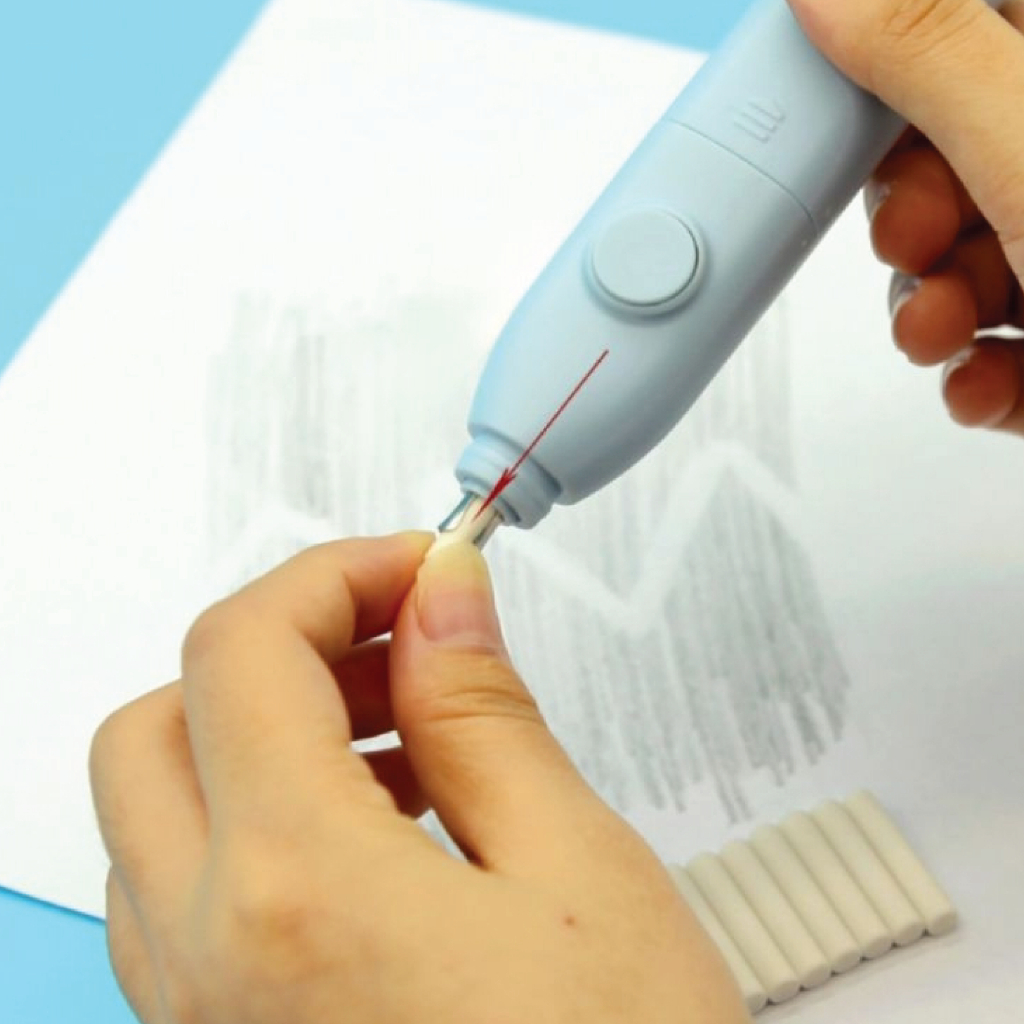 

D3W! Penghapus Elektrik dengan kipas/Electric Eraser battery operated with Fan