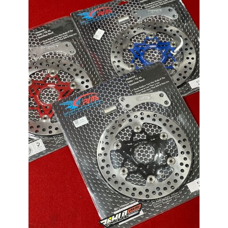 PIRINGAN MIO LUBANG 3 DISC CAKRAM MIO M3 PSM 220mm ORIGINAL