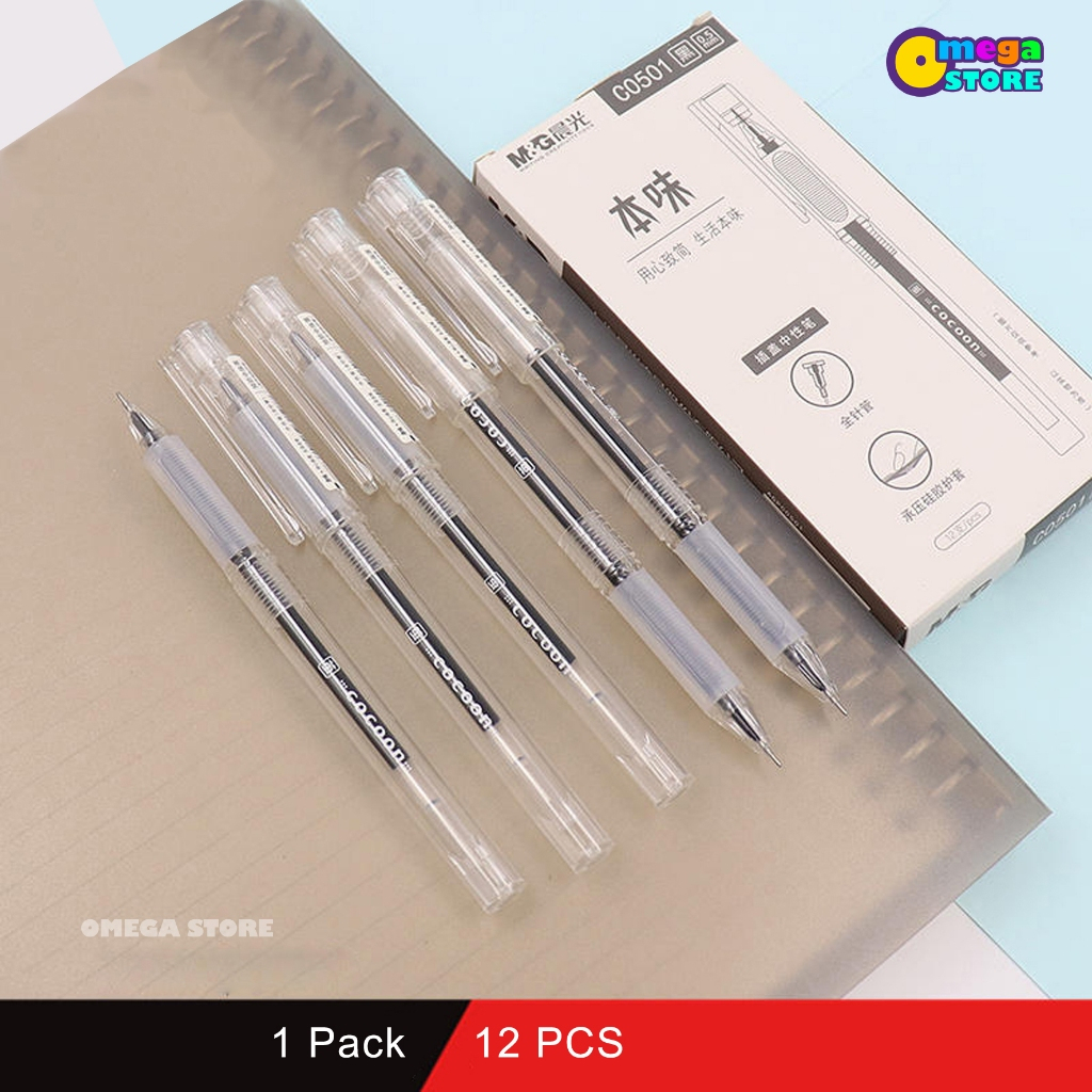 

[O&S] Gel Pen M&G C0501 Tinta Hitam 0.5 mm -OS4019