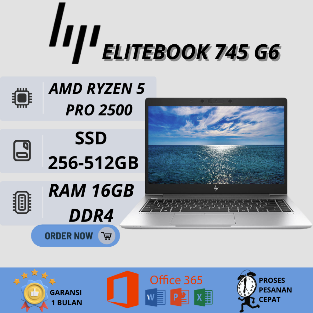 HP EliteBook 745 G5/G6 AMD Ryzen 5 Pro/16GB RAM/Full HD IPS/Backlight