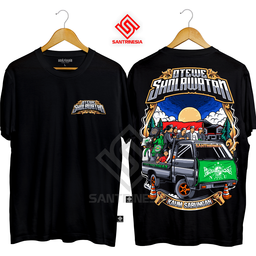 Santrinesia Kaos Sholawat Kaum Sarungan Syekhermania Az-zahir Mafia Sholawat Cinta Rasul