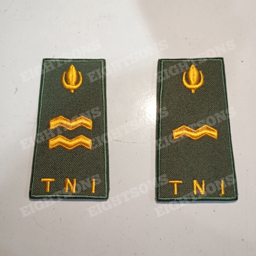 ART B76Y Pangkat PDH TNI AD Tentara Bintara Pelda Peltu Standard TNI