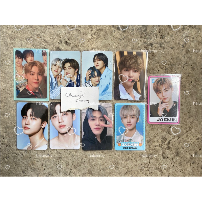 [SALE] Photocard Jaemin Haechan Mark TC Candy Blue Starry Dream Ar Tatto SMTown Pangeran Mfal Seungm