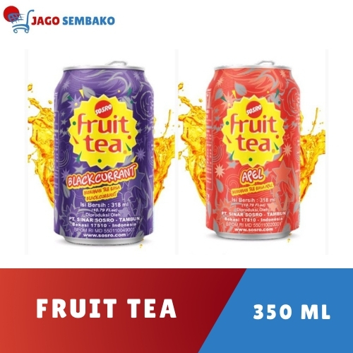 

Sosro Fruit Tea / Minuman Teh Buah Aneka Rasa Kaleng