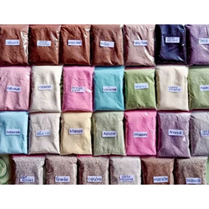 

COD NEWPRODUCT Serbuk Rasa Jambu Blackurent ManggaApelJerukleci dan lemon1 renceng isi 1 pcs
