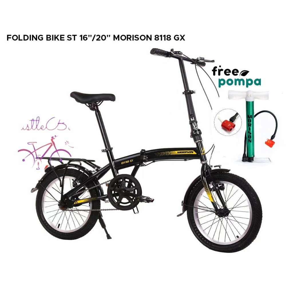 Sepeda Lipat Morison MS8118 GX 1Sp-VB 16 Inch x 1,75